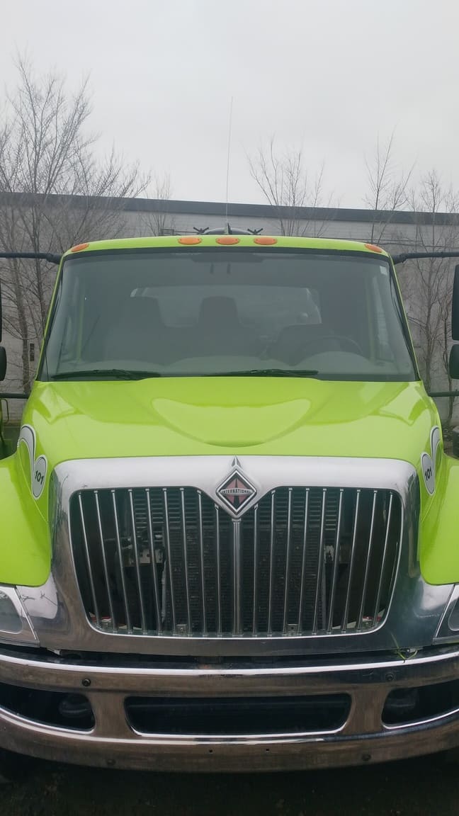 The Jackpot service truck front view